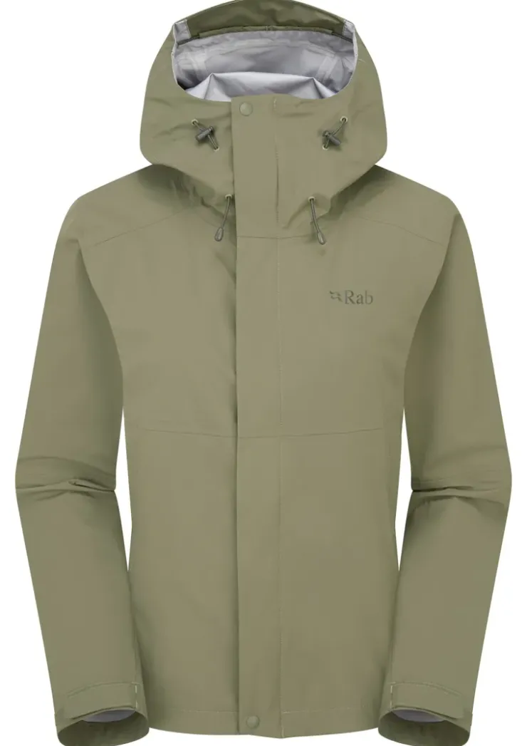 Waterproof Jackets-Rab Womens Firewall Jacket - Light Khaki