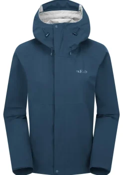 Waterproof Jackets-Rab Womens Firewall Jacket - Tempest Blue