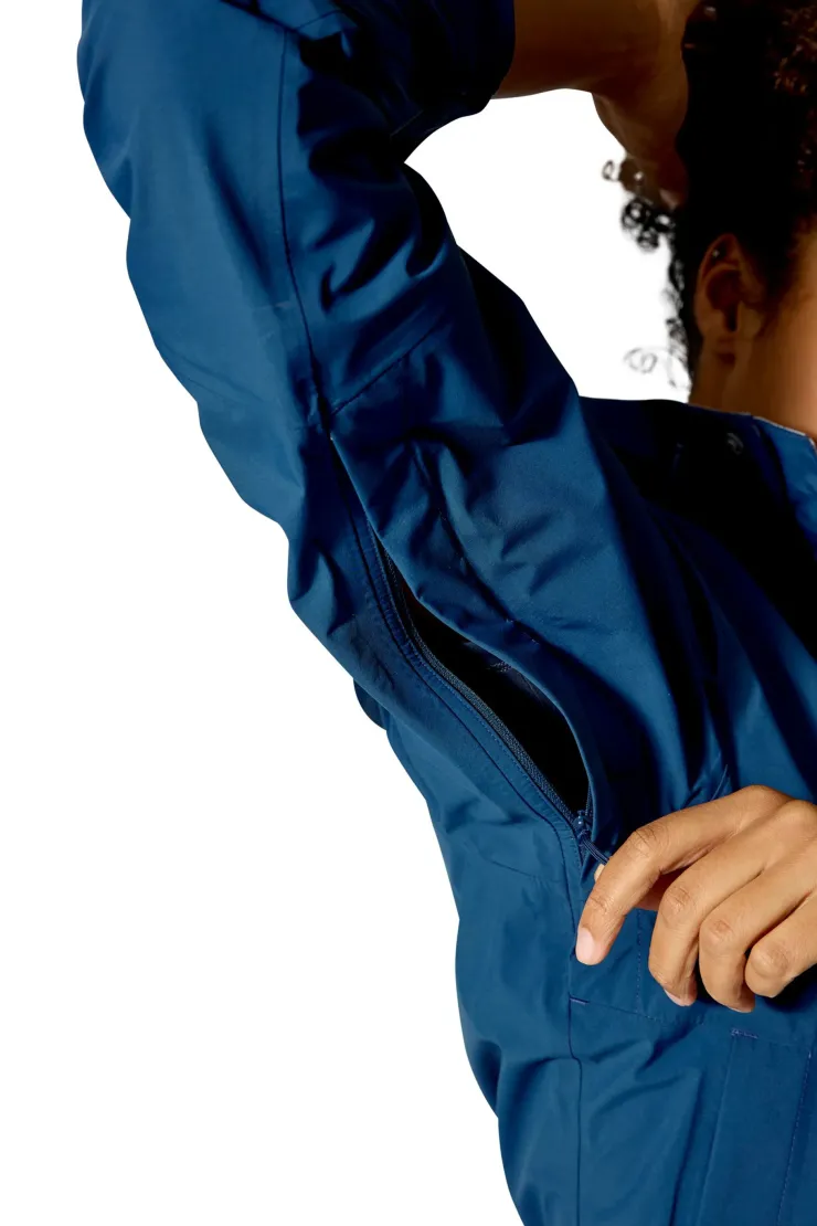 Waterproof Jackets-Rab Womens Firewall Jacket - Tempest Blue