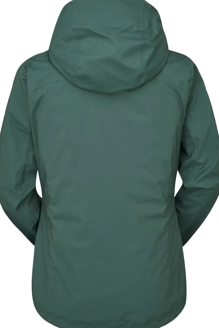 Waterproof Jackets-Rab Womens Firewall Light Jacket - Green Slate