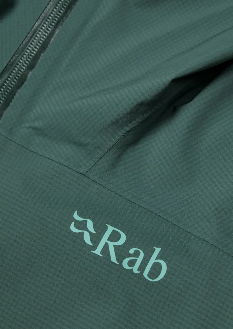 Waterproof Jackets-Rab Womens Firewall Light Jacket - Green Slate