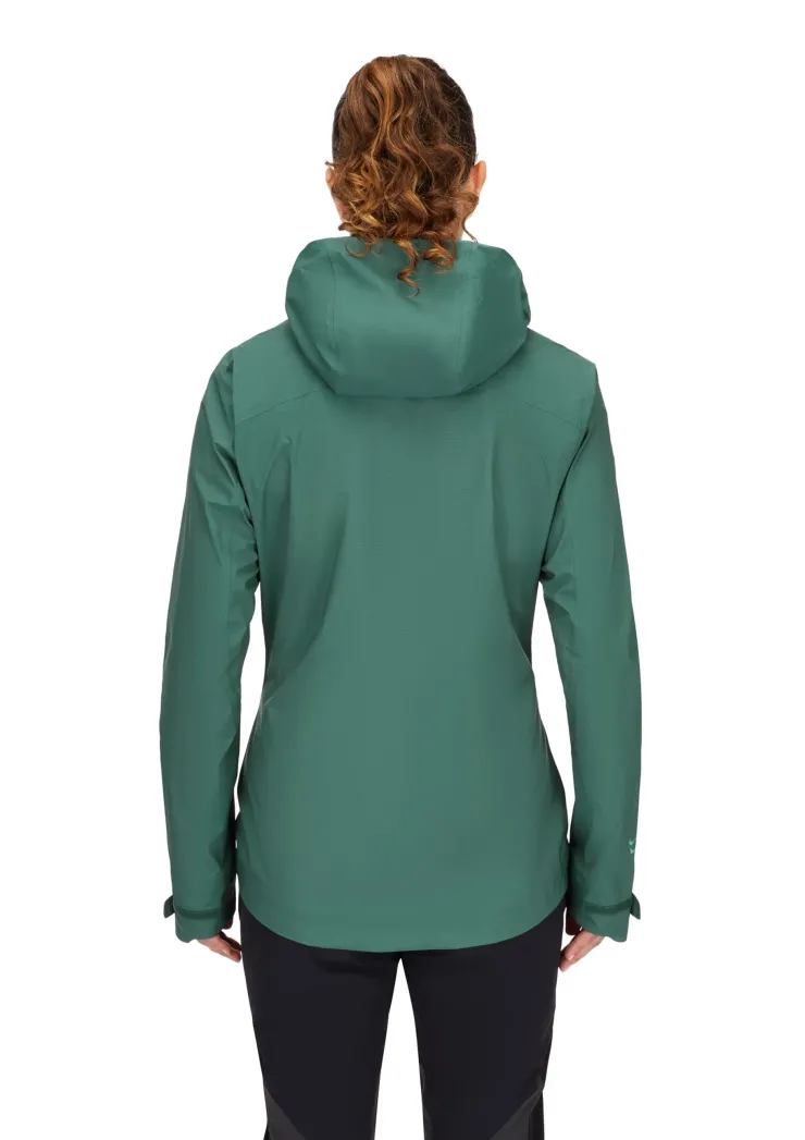 Waterproof Jackets-Rab Womens Firewall Light Jacket - Green Slate