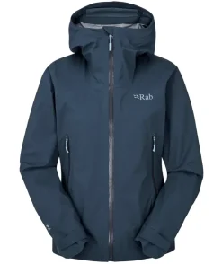 Waterproof Jackets-Rab Womens Firewall Light Jacket - Tempest Blue