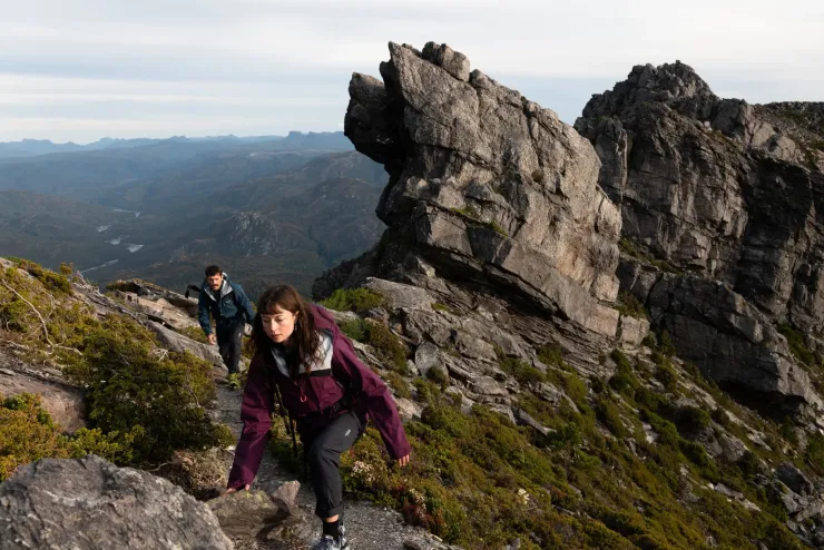 Waterproof Jackets-Rab Womens Firewall Mountain Jacket - Mulberry