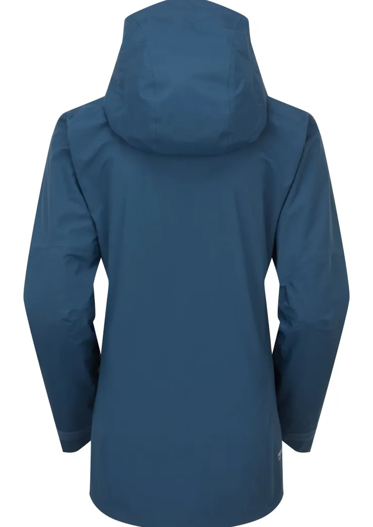 Waterproof Jackets-Rab Womens Firewall Mountain Jacket - Tempest Blue