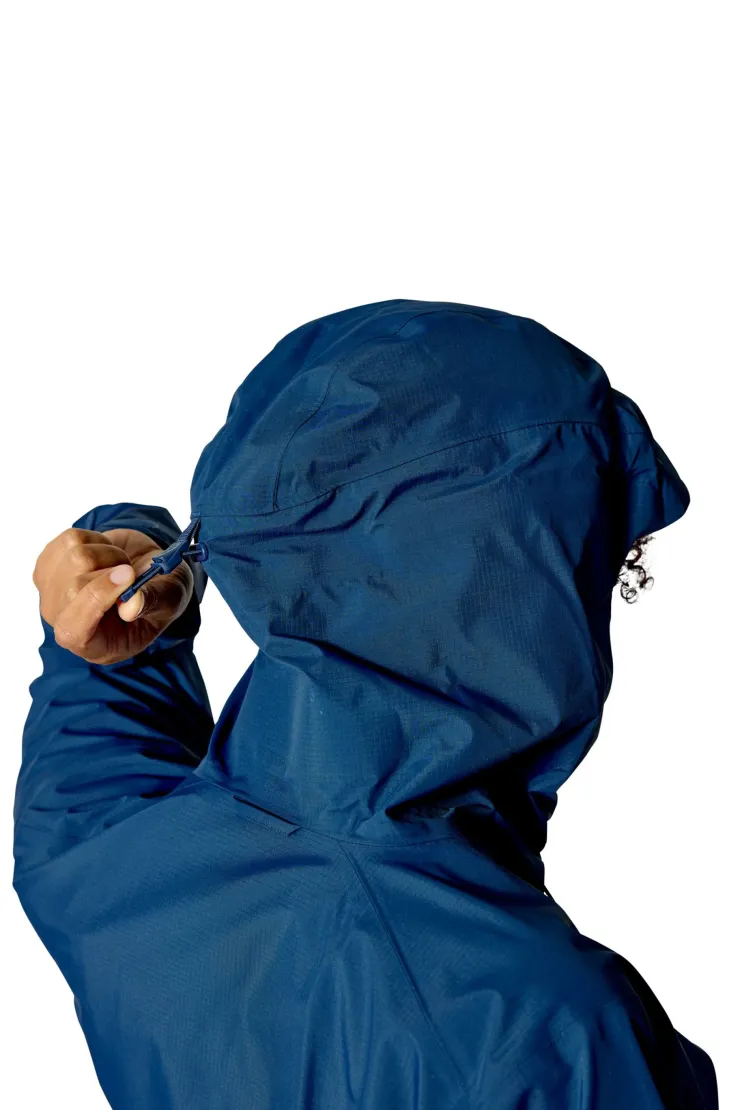 Waterproof Jackets-Rab Womens Firewall Mountain Jacket - Tempest Blue