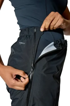 Waterproof Trousers-Rab Womens Firewall Mountain Pants - Black