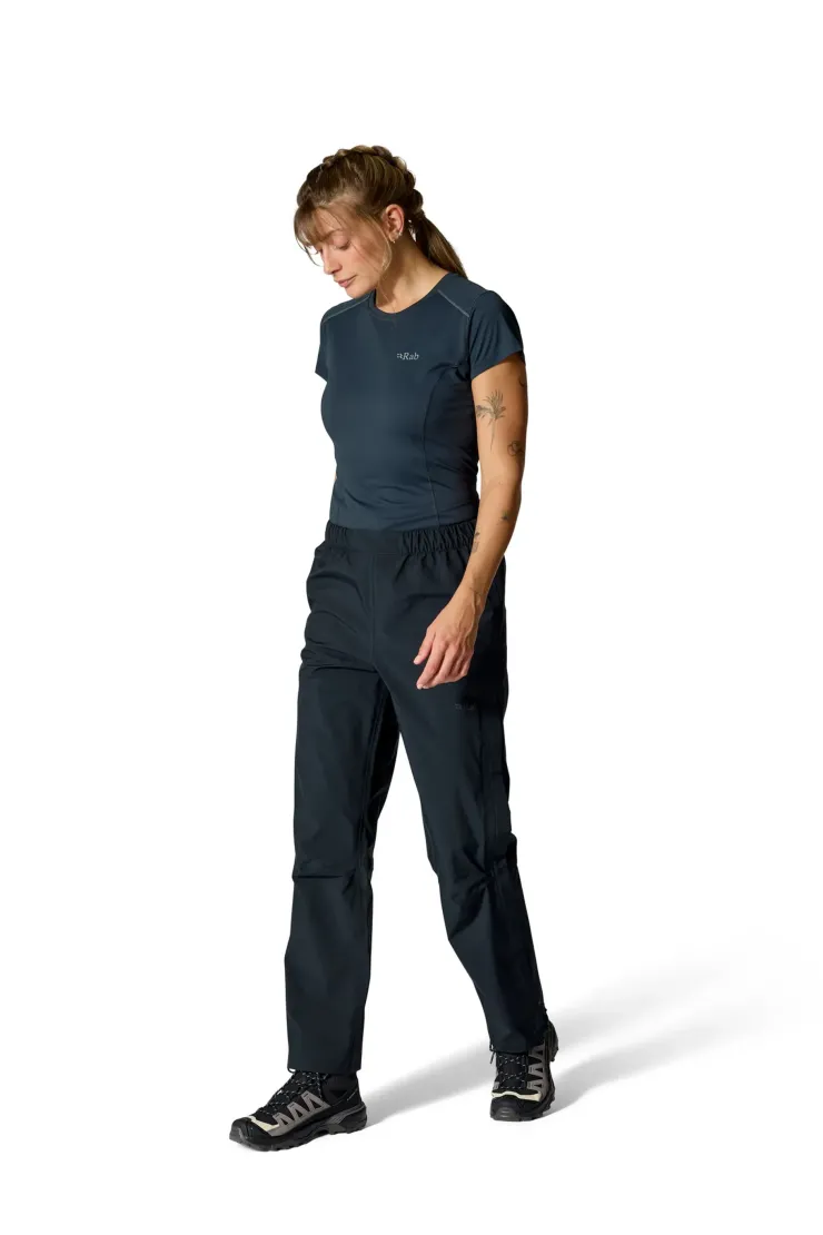 Waterproof Trousers-Rab Womens Firewall Pants - Black