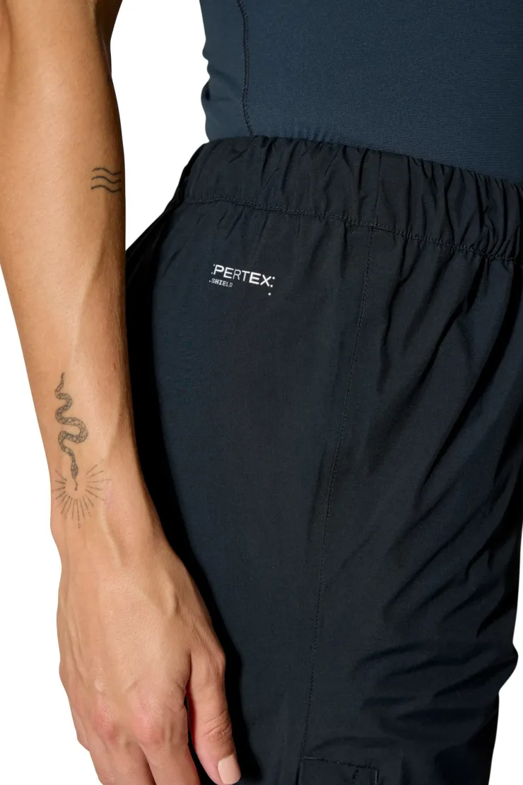 Waterproof Trousers-Rab Womens Firewall Pants - Black