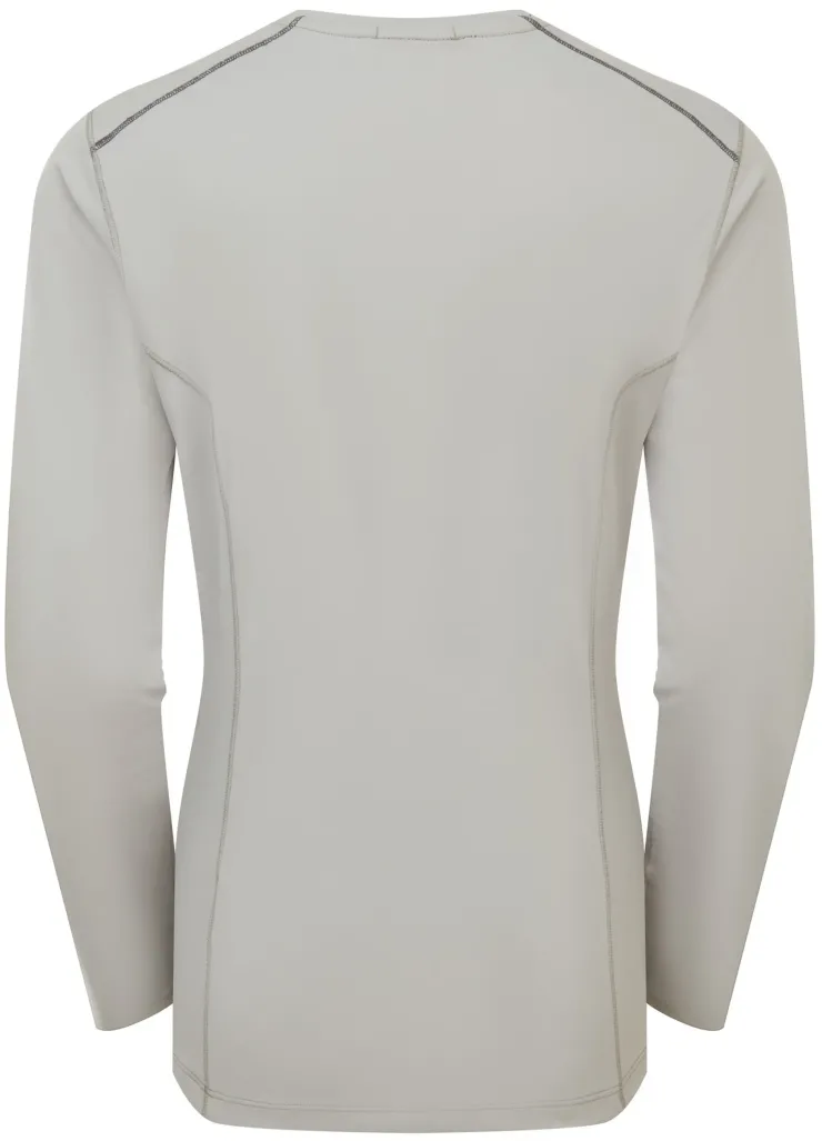 T-Shirts & Baselayers-Rab Womens Force Long Sleeved Tee - Dark Pewter