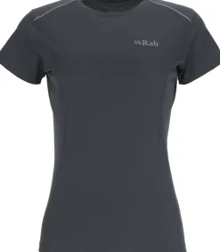 T-Shirts & Baselayers-Rab Womens Force Short Sleeved Tee - Beluga