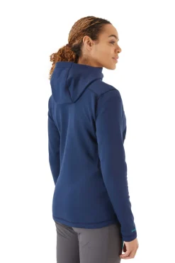 Fleece & Mid Layer-Rab Womens Geon Hoody - Deep Ink