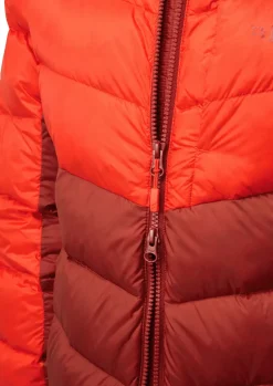 Insulated Jackets-Rab Womens Glaceon Pro Jacket - Red Grapefruit-Tuscan Red
