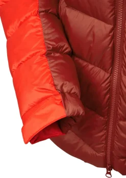 Insulated Jackets-Rab Womens Glaceon Pro Jacket - Red Grapefruit-Tuscan Red