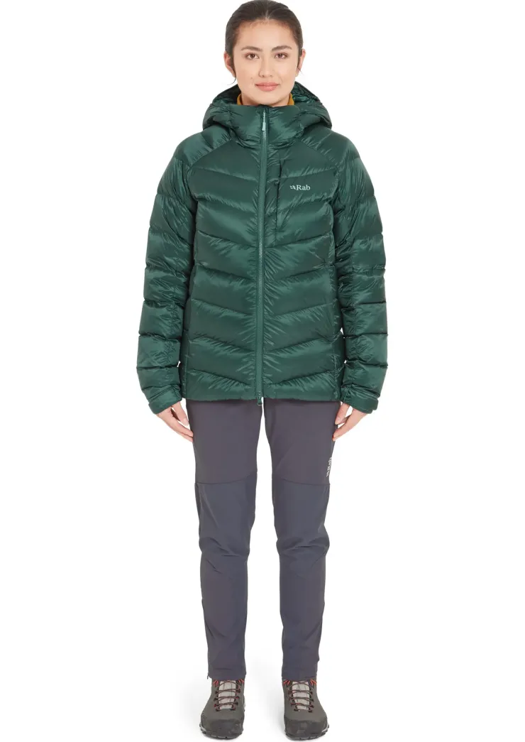 Insulated Jackets-Rab Womens Glaceon Pro Jacket - Green Slate