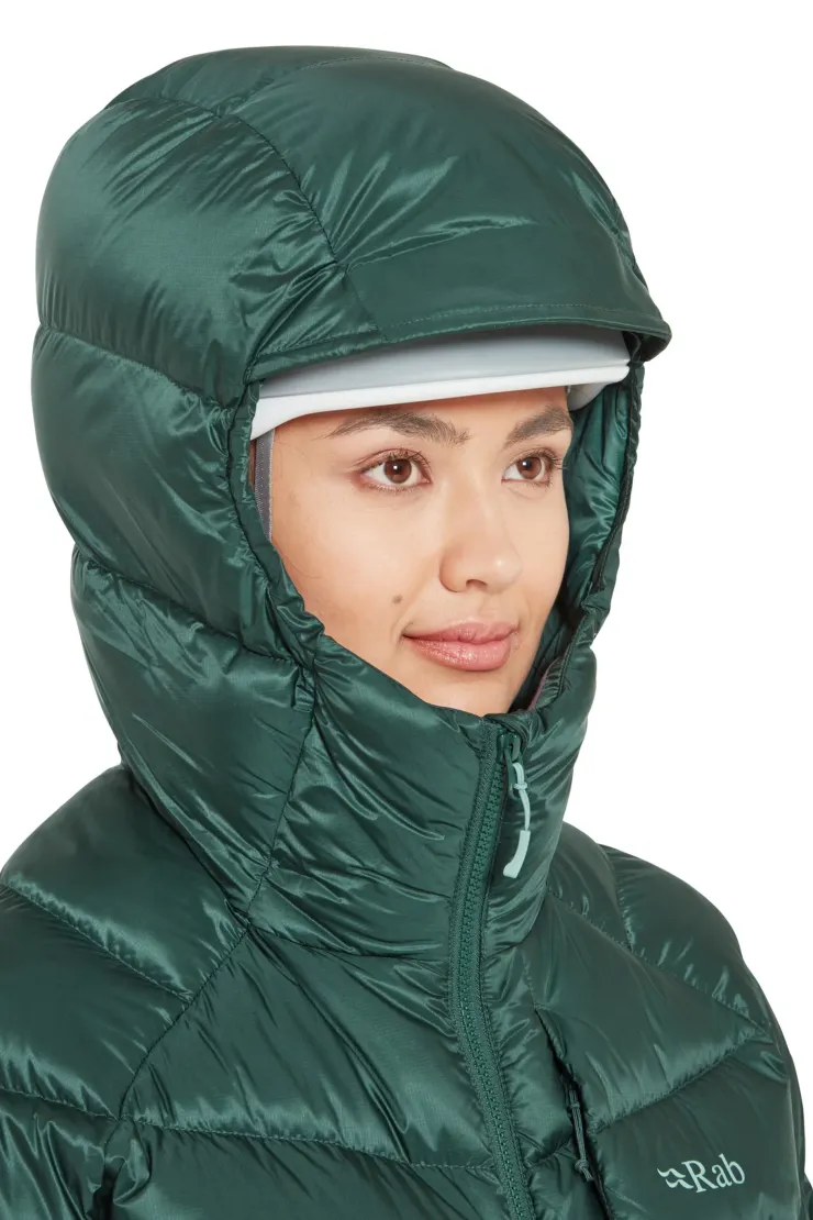 Insulated Jackets-Rab Womens Glaceon Pro Jacket - Green Slate