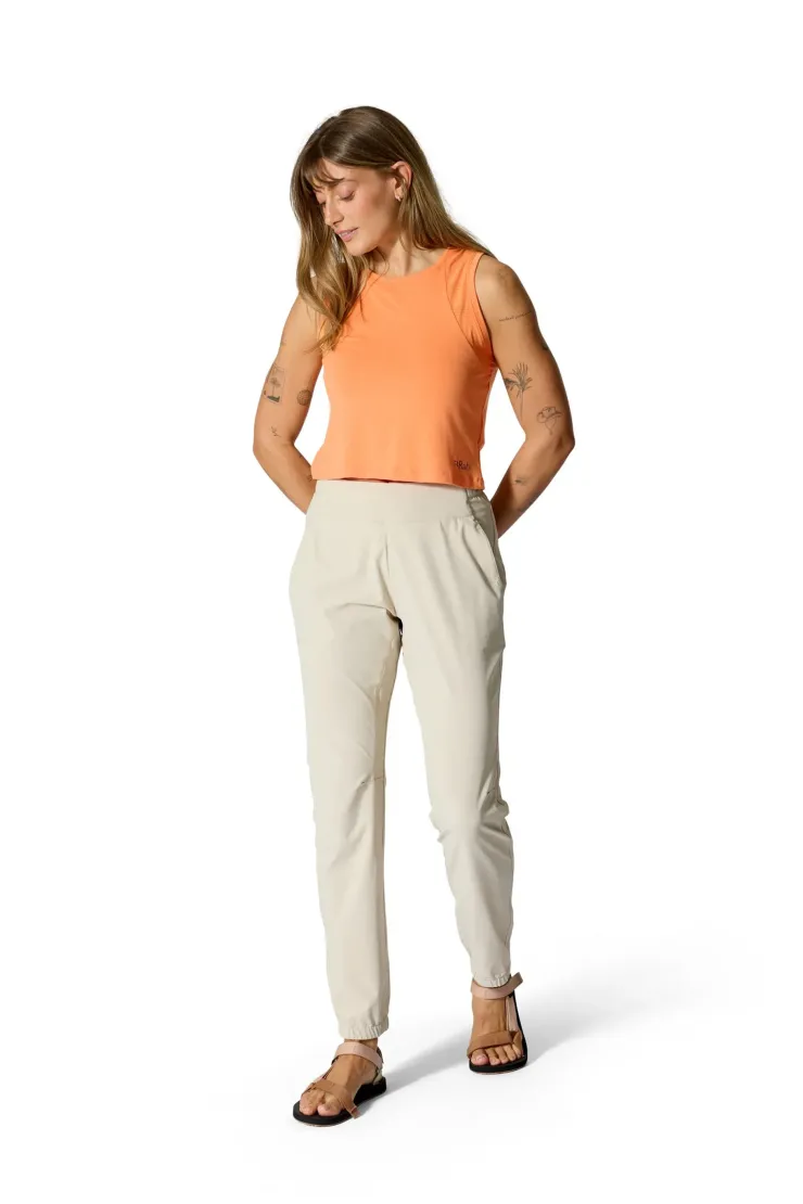 Trousers & Leggings-Rab Womens Harpur Pants - Pebble