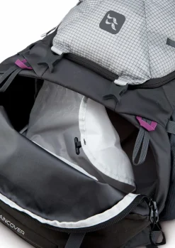 Backpacking Packs-Rab Womens Hyperon 65 ND Rucksack - Dark Pewter-Anthracite - S-M