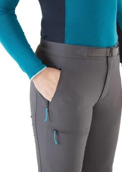 Trousers & Leggings-Rab Womens Incline AS Pants - Graphene