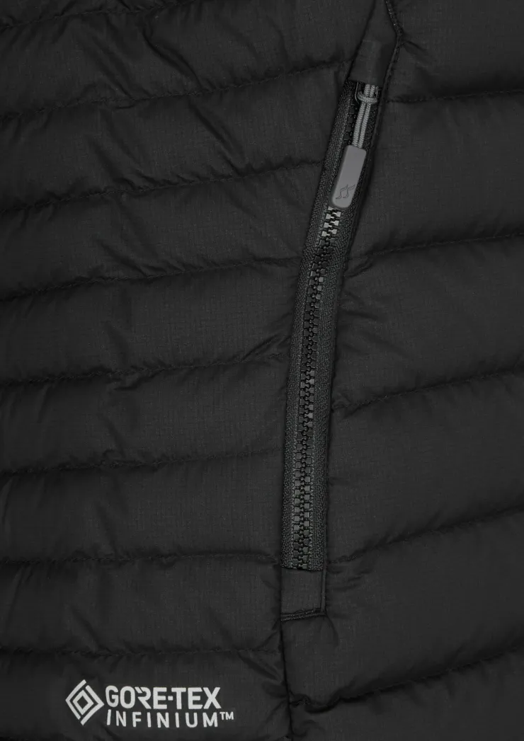 Insulated Jackets-Rab Womens Infinity Microlight Jacket - Black