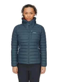 Insulated Jackets-Rab Womens Infinity Microlight Jacket - Orion Blue