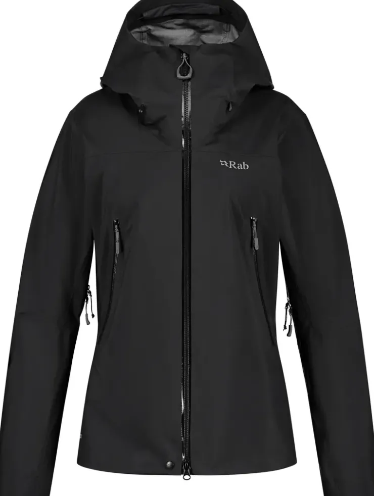 Waterproof Jackets-Rab Womens Kangri GTX Jacket - Black