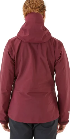 Waterproof Jackets-Rab Womens Kangri GTX Jacket - Deep Heather