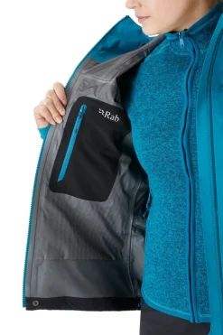 Waterproof Jackets-Rab Womens Kangri GTX Jacket - Marina Blue