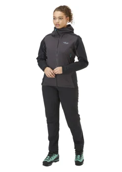 Softshell Jackets-Rab Womens Kinetic Alpine 2.0 Jacket - Anthracite