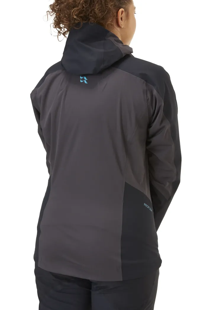 Softshell Jackets-Rab Womens Kinetic Alpine 2.0 Jacket - Anthracite