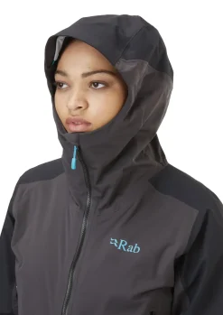 Softshell Jackets-Rab Womens Kinetic Alpine 2.0 Jacket - Anthracite