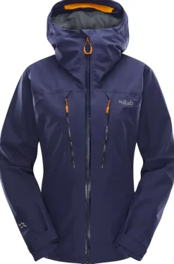 Waterproof Jackets-Rab Womens Latok Alpine GTX Jacket - Patriot Blue