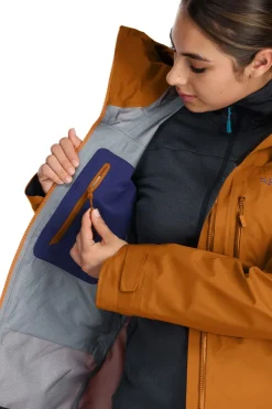 Waterproof Jackets-Rab Womens Latok Mountain GTX Jacket - Marmalade