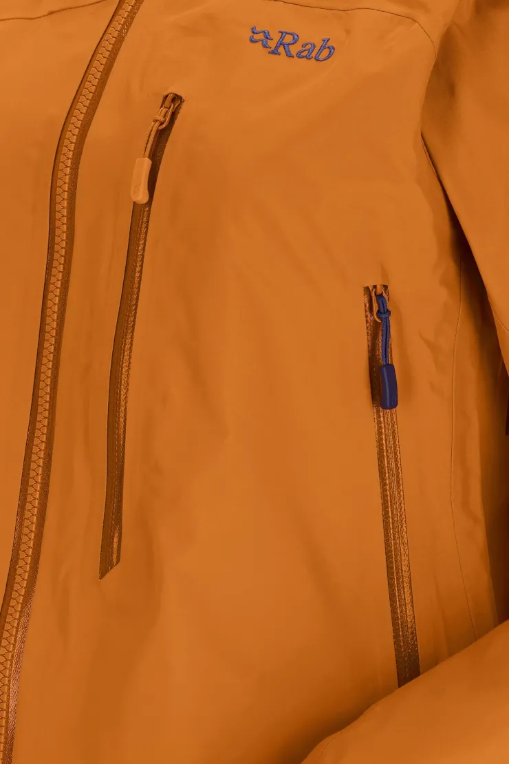 Waterproof Jackets-Rab Womens Latok Mountain GTX Jacket - Marmalade