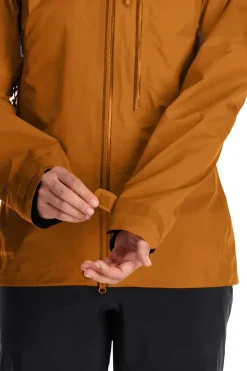 Waterproof Jackets-Rab Womens Latok Mountain GTX Jacket - Marmalade