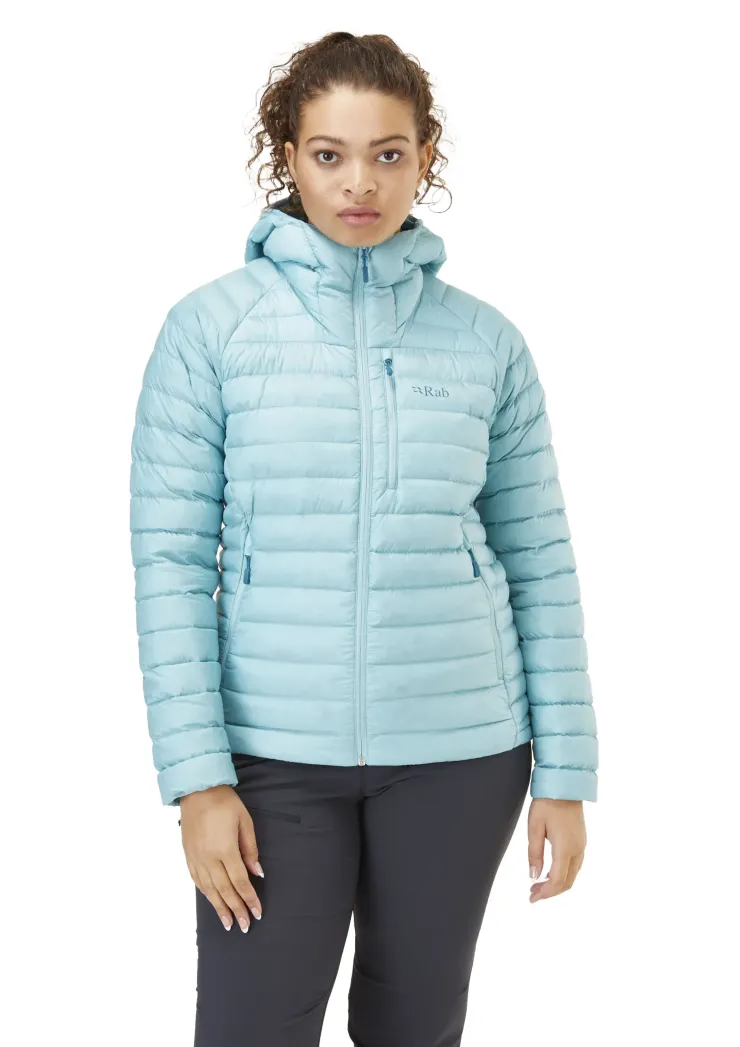 Insulated Jackets-Rab Womens Microlight Alpine Jacket - Meltwater