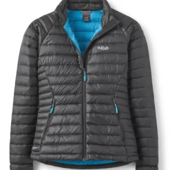 Insulated Jackets-Rab Womens Microlight Jacket - Black