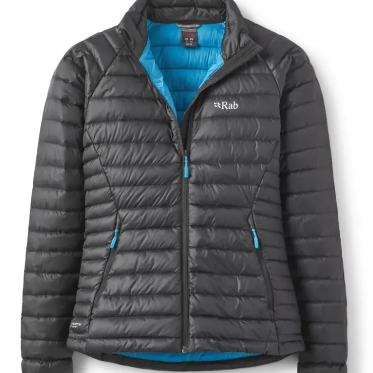 Insulated Jackets-Rab Womens Microlight Jacket - Black