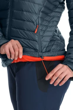 Insulated Jackets-Rab Womens Microlight Jacket - Orion Blue