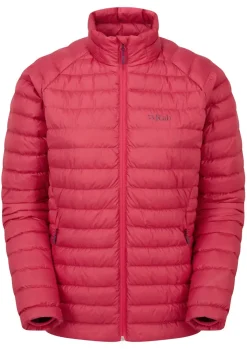 Insulated Jackets-Rab Womens Microlight Jacket - Watermelon