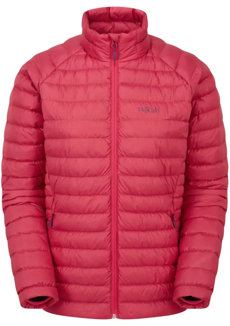 Insulated Jackets-Rab Womens Microlight Jacket - Watermelon