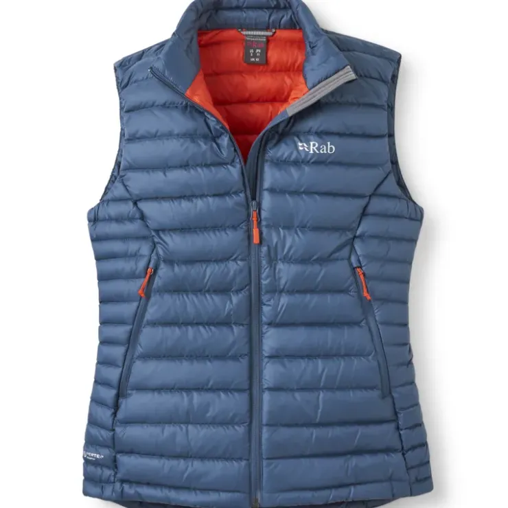 Vests & Gilets-Rab Womens Microlight Vest - Orion Blue