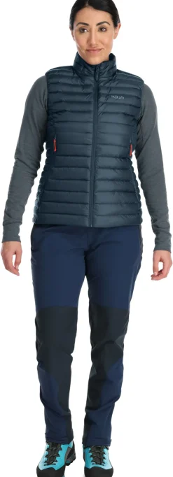 Vests & Gilets-Rab Womens Microlight Vest - Orion Blue