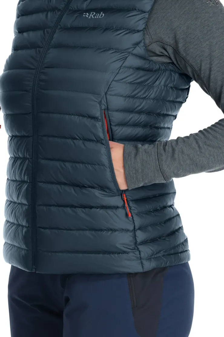 Vests & Gilets-Rab Womens Microlight Vest - Orion Blue