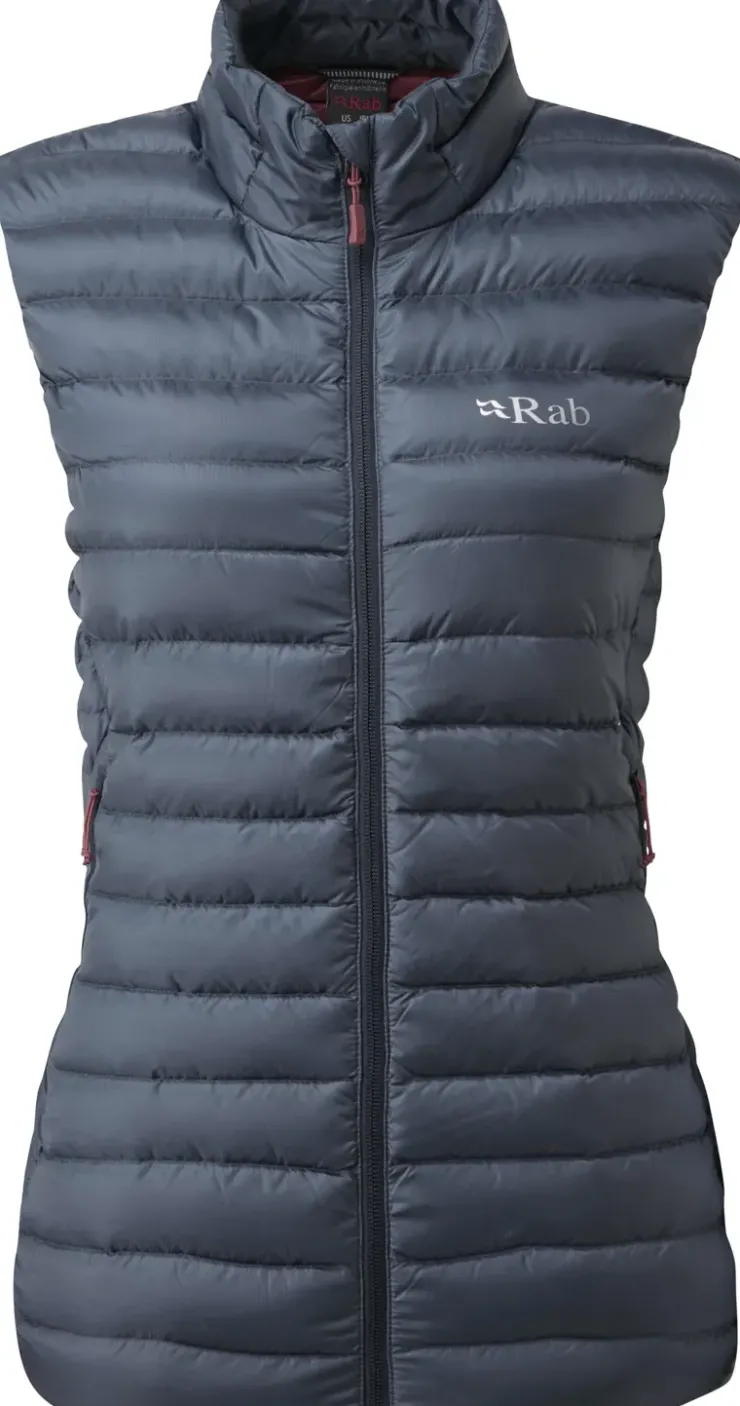 Vests & Gilets-Rab Womens Microlight Vest - Steel