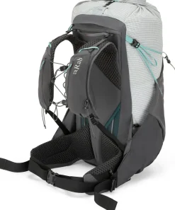 Fast & Light Rucksacks And Vests-Rab Womens Muon ND40 Rucksack - Pewter-Graphene