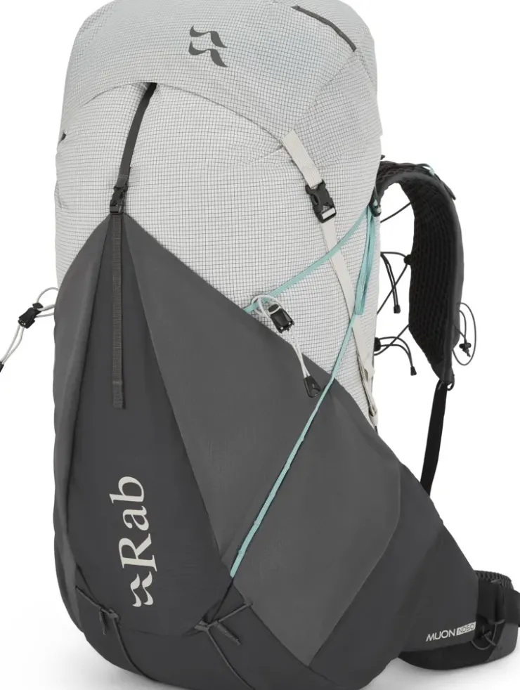 Fast & Light Rucksacks And Vests-Rab Womens Muon ND50 Rucksack - Pewter-Graphene