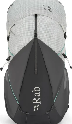 Fast & Light Rucksacks And Vests-Rab Womens Muon ND50 Rucksack - Pewter-Graphene