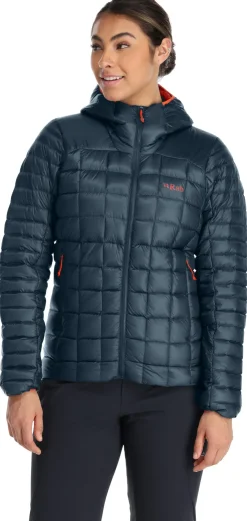 Insulated Jackets-Rab Womens Mythic Alpine Light Jacket - Orion Blue