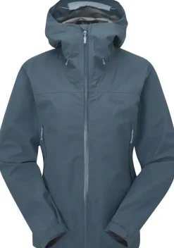 Waterproof Jackets-Rab Womens Namche GTX Jacket - Orion Blue